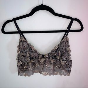 Black and Gold Bralette